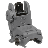 MAGPUL MBUS REAR FOLDING BACKUP SIGHT - STEALTH GREY