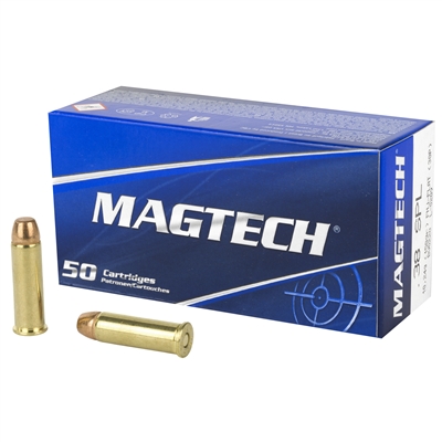 MAGTECH 38 SPECIAL 158 GRAIN FMJ FLAT - 50 ROUND BOX