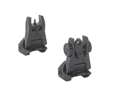 Meprolight MEPRO FUBS Self-Illuminated Tritium Flip-Up Backup Sight Set 404100