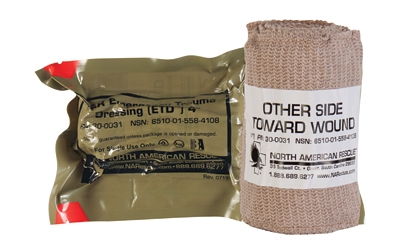 NORTH AMERICAN RESCUE EMERGENCY TRAUMA DRESSING (ETD) 4"