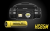 NITECORE HC65M RECHARGEABLE TACTICAL HELMET LIGHT WITH RED LIGHT