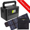 NITECORE NPS600 POWER STATION & FSP100 SOLAR PANEL COMBO