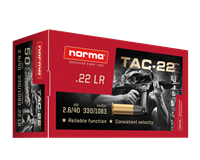 NORMA TAC-22 40 GRAIN - 50 ROUNDS PER BOX