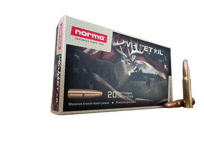 Norma Whitetail 30-30 Winchester 150 grain Soft Point ammunition box of 20 rounds
