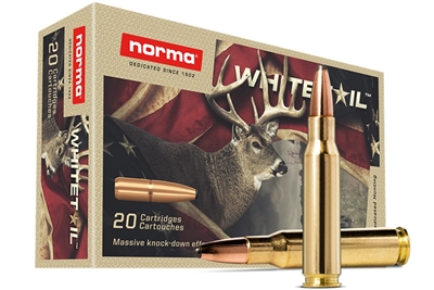 NORMA PRECISION .308 WIN â€“ 150 GR â€“ SOFT POINTâ„¢ â€“ NORMA WHITETAIL â€“ QTY 20