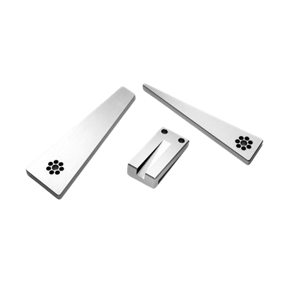 Arisaka Optic Leveler Combo tool with small and large wedges for leveling rifle scopes