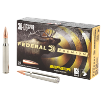FEDERAL BERGER HYBRID HUNTER 30-06 168GR AMMO P3006BCH1