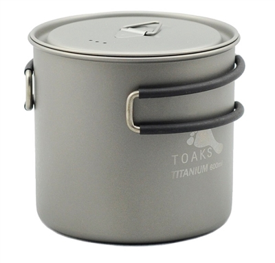 TOAKS Titanium 600ml Pot with lid