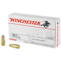 WINCHESTER USA WHITE BOX .357 SIG 125GR FULL METAL JACKET AMMUNITION â€“ Q4309 â€“ 50 ROUND BOX