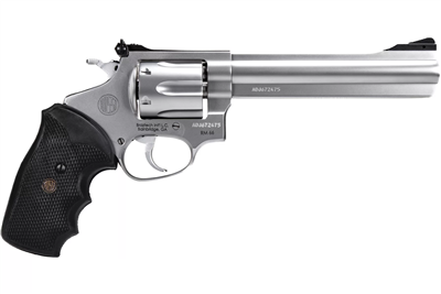 ROSSI M66 357 MAGNUM | 38 SPECIAL 6"  STAINLESS STEEL 6 ROUND ADJUSTABLE SIGHTS CHECKERED GRIP STAINLESS REVOLVER