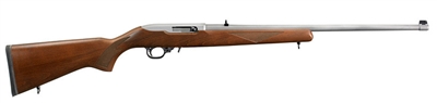Lipsey's exclusive deluxe stainless 10/22 with American Walnut Stock