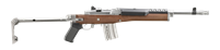 Ruger Mini-14 Tactical .300 Blackout 16.12 Inch Stainless Rifle with Walnut Stainless Side-Folder Stock 5896