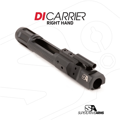 Superlative Arms AR-15 Bolt Carrier Group in Dark DLC Finish