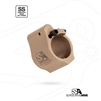 Superlative Arms Adjustable Gas Bleed Off Gas System for AR15/AR10 Platform - .750" Solid SS Set Screw Tan DLC