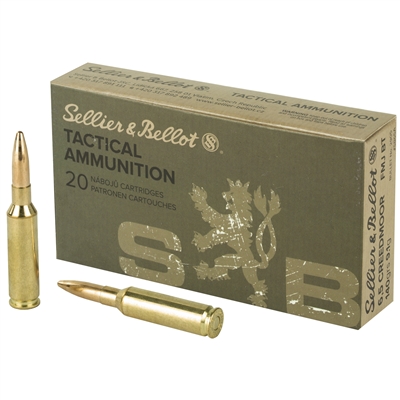 SELLIOR & BELLOT 6.5 CREEDMOOR 140 GRAIN FMJ BT - 2O ROUND BOX