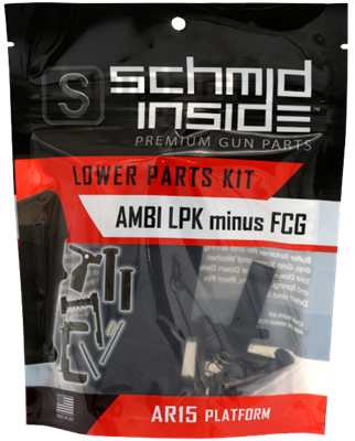 Schmid Inside AMBI Lower Parts Kit Less Fire Control Group AR-15 SI-LPK-AMBI-1