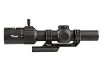 SIG SAUER TANGO MSR RIFLE SCOPE 1-10X28MM 34MM MAIN TUBE MSR-BDC10 ILLUMINATED RETICLE WITH ALPHA-MSR CANTILEVERED MOUNT