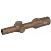 SIG SAUER TANGO6T RIFLE SCOPE 1-6X24MM 30MM MAIN TUBE DUAL WINDHOLD LONG RANGE RETICLE 0.2 MRAD CAPPED TURRENTS - FDE FINISH