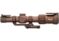 SIG SAUER TANGO MSR SFP LPVO SCOPE 1-6X24MM 30MM MAIN TUBE WITH ALPHA-MSR CANTILEVERED MOUNT COYOTE TAN