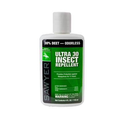 SAWYER PREMIUM ULTRA 30 INSECT REPELLENT 4 OZ LOTION