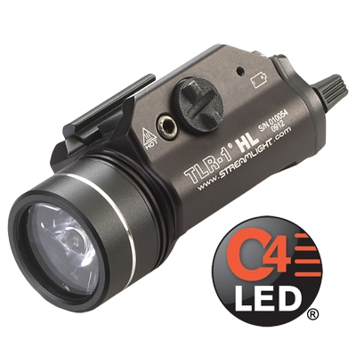 STREAMLIGHT TRL-1 HL RAIL MOUNTED TACTICAL GUN LIGHT- BLK - 1000 LUMEN