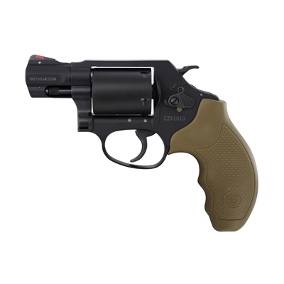 SMITH & WESSON 360J 357 MAGNUM 1.875" SCANDIUM FRAME STAINLESS CYLINDER & BARREL PVD BLACK FINISH WITH FDE  SYNTHETIC GRIPS - 5RD