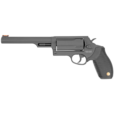Taurus Judge Magnum Double Action Metal Frame Revolver - Large Frame - 410 Bore/45LC - 6.5" Barrel - Steel Oxide Finish - Black - Rubber Grips - 5 Rounds