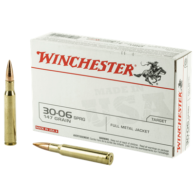 WINCHESTER USA WHITE BOX 30-06 147GR FMJ RANGE AMMO USA3006