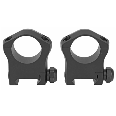 WARNE MOUNTAINTECH SCOPE RINGS - 30MM HIGH MATTE - 7215M