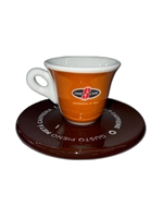 Orange Espresso Cup + Saucer