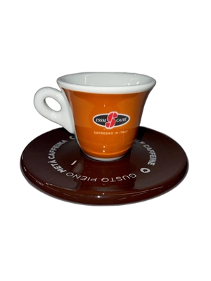 Orange Espresso Cup + Saucer