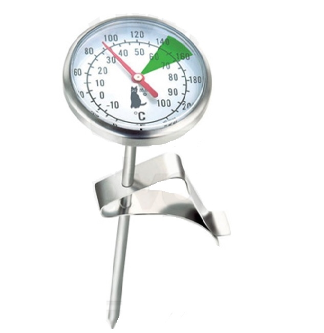 Milk Jug Thermometer with Fixing Clip