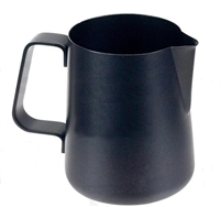 Easy Milk Pitcher 10 oz. Stainless Steel Black Non-Stick Coated