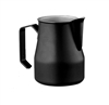 Europa Professional Milk Pitcher 16 oz. Stainless Steel Black