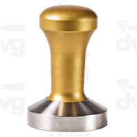 FANTASY COFFEE TAMPER, GOLD HANDLE WITH S. STEEL FLAT BASE DIA 58