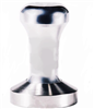 Fantasy Coffee Tamper, Bright Handle with Stainless Steel Flat Base Dia 53mm