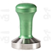 FANTASY COFFEE TAMPER, GREEN HANDLE WITH S. STEEL FLAT BASE DIA 58