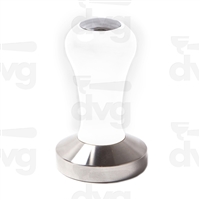 TOP CLASS COFFEE TAMPER, WHITE WOOD HANDLE WITH FLAT BOTTOM DIA 58