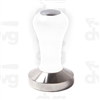TOP CLASS COFFEE TAMPER, WHITE WOOD HANDLE WITH FLAT BOTTOM DIA 53