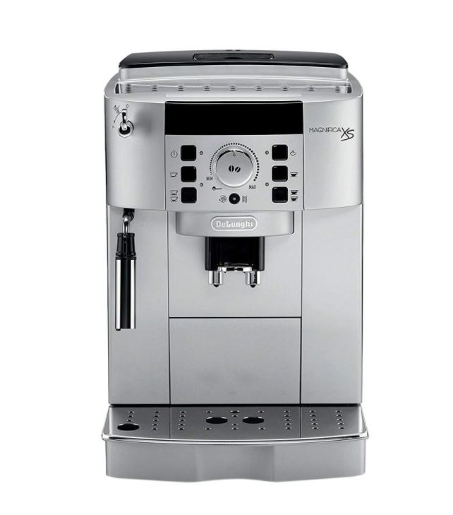 Delonghi Magnifica XS Compact Fully Automatic Espresso Machine and  Cappuccino Maker- ECAM22110SB