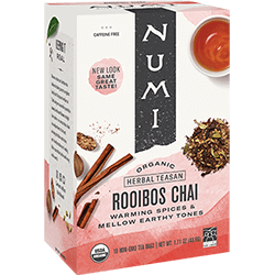 Numi Rooibos Ruby Red Chai Organic Herbal Tea 100ct/1box