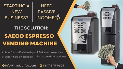 Saeco coffee vending clearance machine