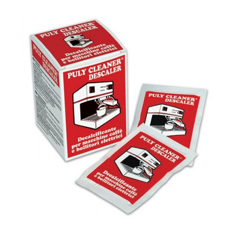 Puly Caff Cleaner Espresso Machine Cleaner Descaler - Box of 10 / 30 g  packets