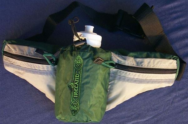 Ireland water bottle waist belt embroidered