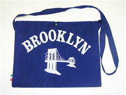 Brooklyn Feed Bag Musette Blue Retro Cycling Race Pro Tote