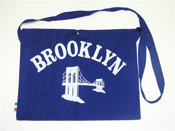 Cycling Feed Bag Musette Brooklyn Blue Retro Race Pro Tote