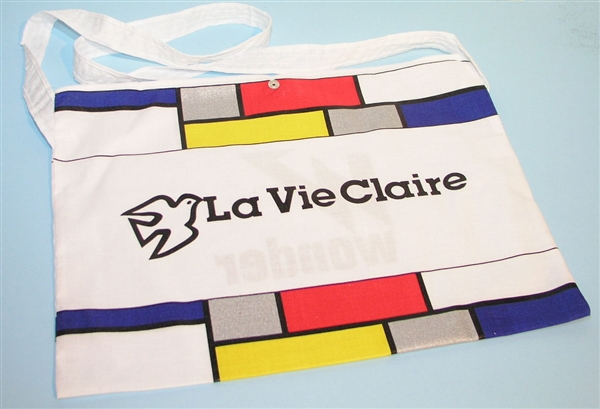 La Vie Claire Cycling Feed Bag Musette Race Pro Tote Mondrian Art