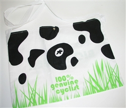 Assos MuMu Feed Bag Musette Bio Power Cycling Mobility Cow Pattern Tote