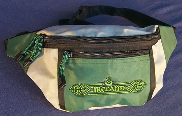 Ireland hip bag, adjustable, embroidered