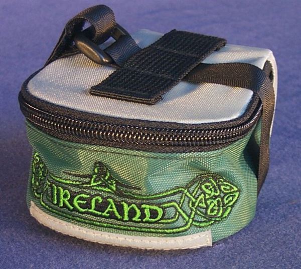 Ireland saddle bag, small, embroidered logo